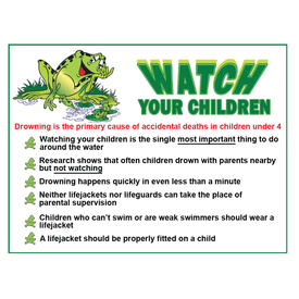 WATCH YOUR CHILDREN SIGN