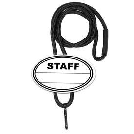 STAFF NAME TAG W/ BRK